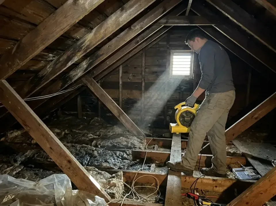 attic-water-damage-drying-proc-007 — frequently asked questions, Emergency Water Extraction & 24/7 Flood Response in Saks, AL